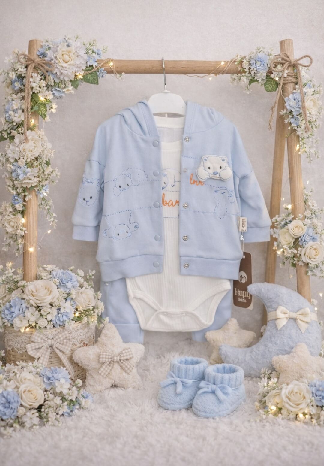 Erkek Bebek 3'lü Takım