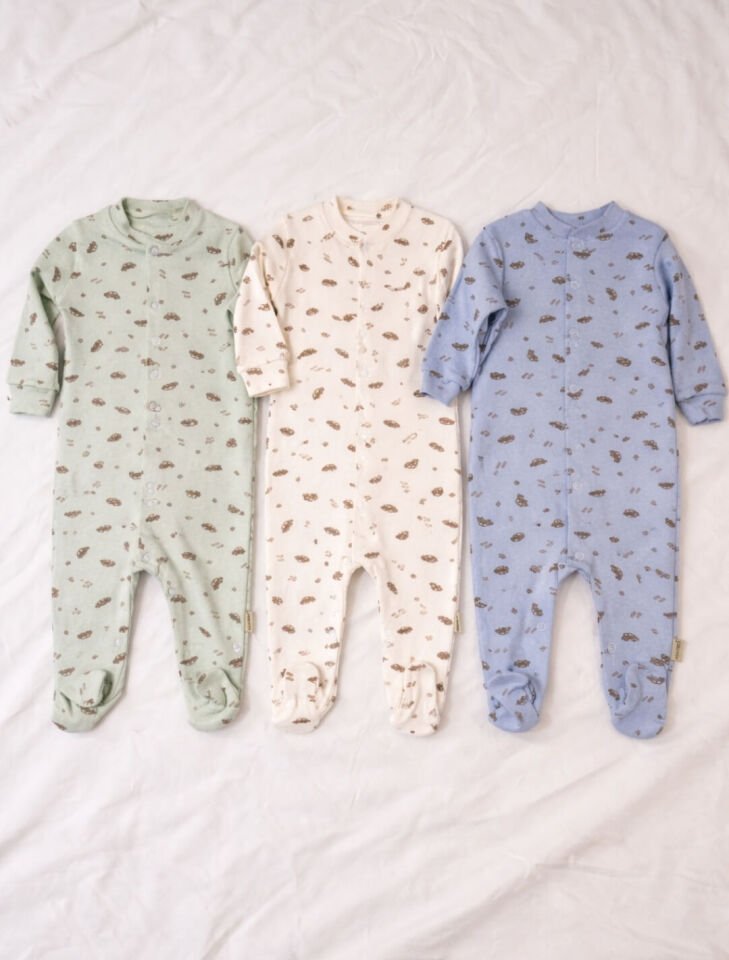 Pamuklu Fitili Bebek Tulumu